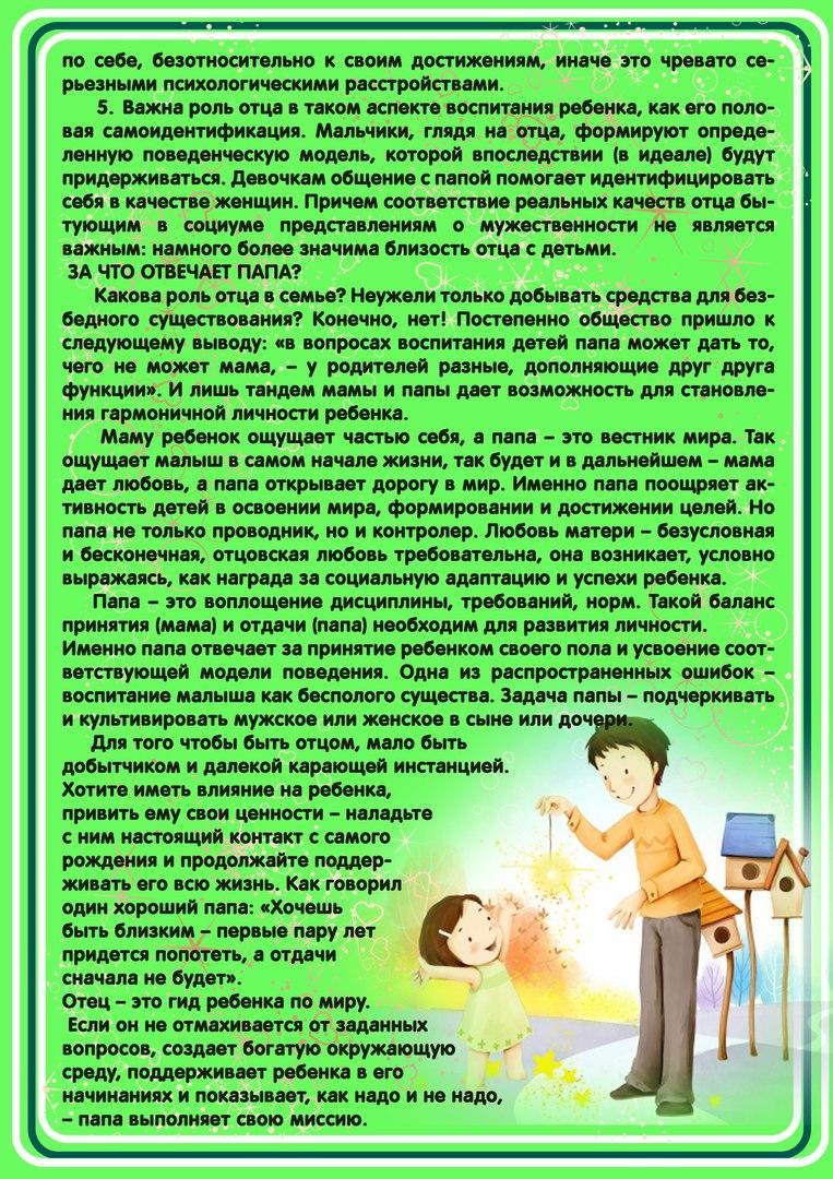 Консультация для родителей